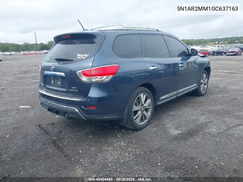 5N1AR2MM1GC637163 2016 Nissan Pathfinder Platinum