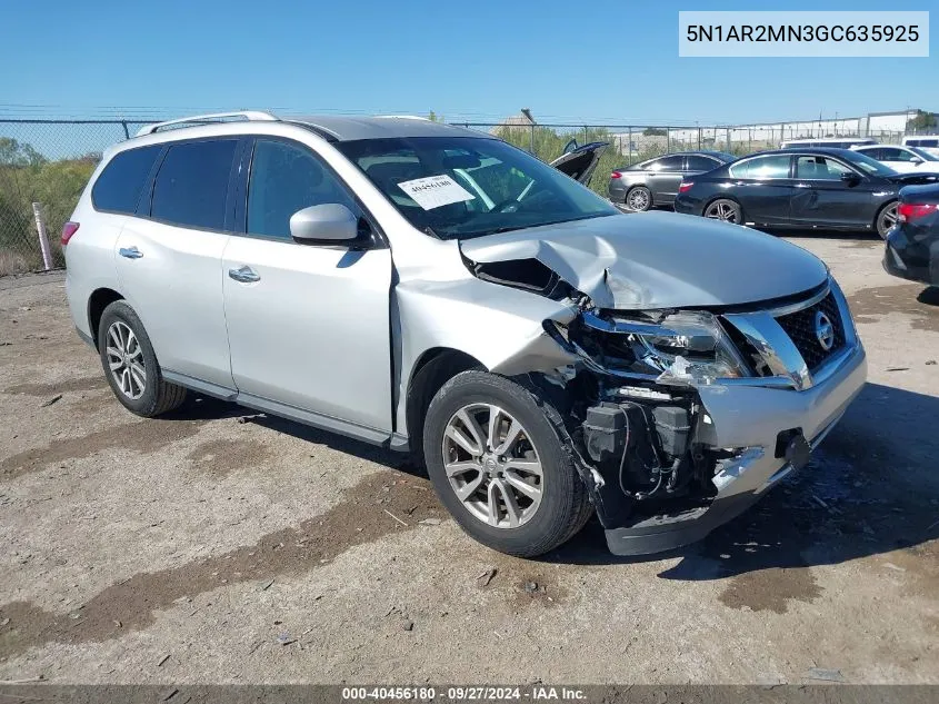 5N1AR2MN3GC635925 2016 Nissan Pathfinder Platinum/S/Sl/Sv