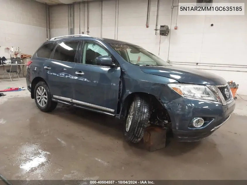 5N1AR2MM1GC635185 2016 Nissan Pathfinder Sl