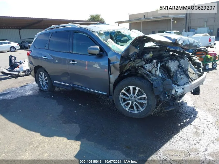 2016 Nissan Pathfinder Sl VIN: 5N1AR2MMXGC629207 Lot: 40518015