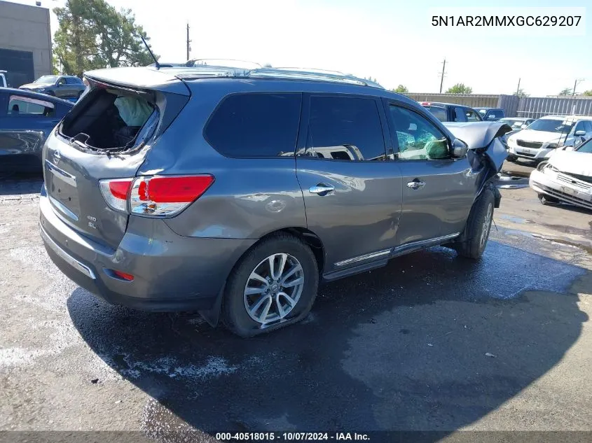 2016 Nissan Pathfinder Sl VIN: 5N1AR2MMXGC629207 Lot: 40518015