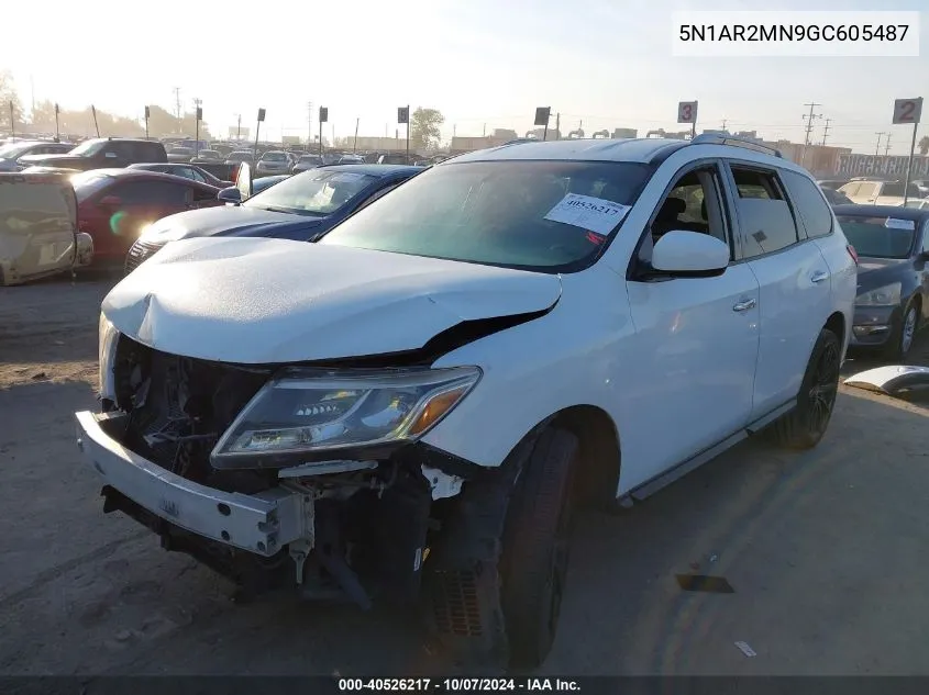 5N1AR2MN9GC605487 2016 Nissan Pathfinder S/Sv/Sl/Platinum