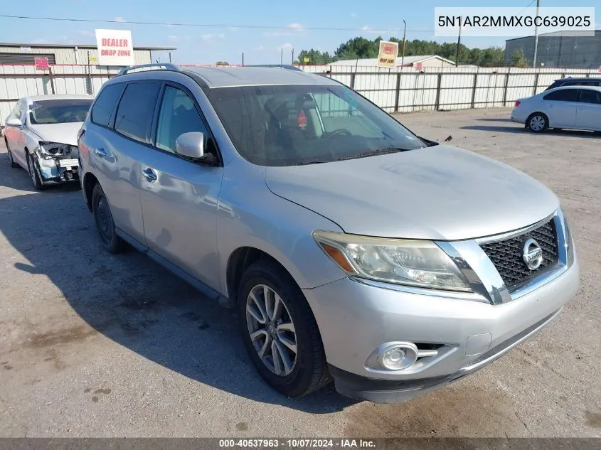 2016 Nissan Pathfinder Platinum/S/Sl/Sv VIN: 5N1AR2MMXGC639025 Lot: 40537963