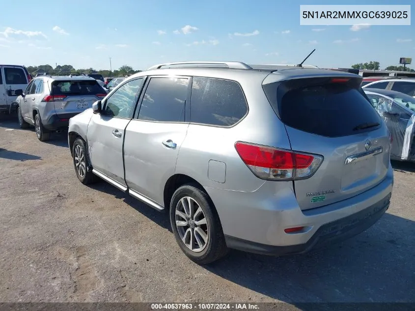 5N1AR2MMXGC639025 2016 Nissan Pathfinder Platinum/S/Sl/Sv