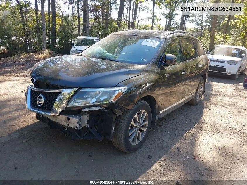 2016 Nissan Pathfinder Platinum/S/Sl/Sv VIN: 5N1AR2MN8GC634561 Lot: 40589844