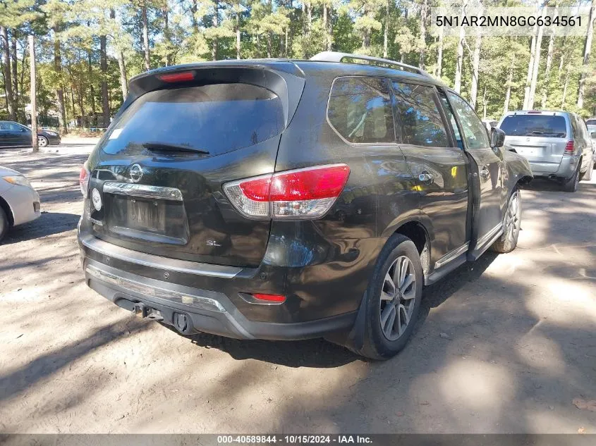 2016 Nissan Pathfinder Platinum/S/Sl/Sv VIN: 5N1AR2MN8GC634561 Lot: 40589844