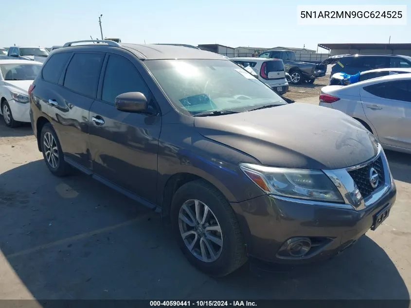 2016 Nissan Pathfinder S VIN: 5N1AR2MN9GC624525 Lot: 40590441