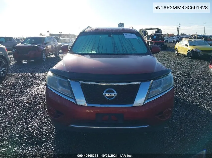 2016 Nissan Pathfinder Platinum/S/Sl/Sv VIN: 5N1AR2MM3GC601328 Lot: 40668373