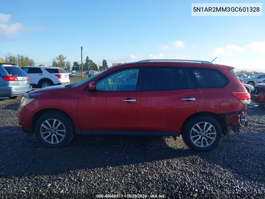 2016 Nissan Pathfinder Platinum/S/Sl/Sv VIN: 5N1AR2MM3GC601328 Lot: 40668373