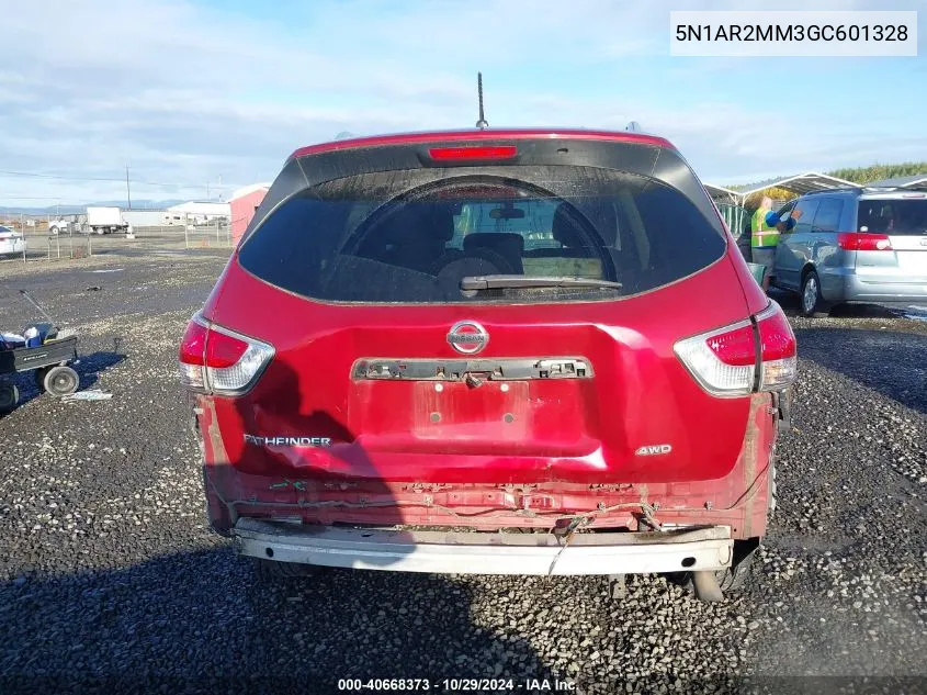 2016 Nissan Pathfinder Platinum/S/Sl/Sv VIN: 5N1AR2MM3GC601328 Lot: 40668373