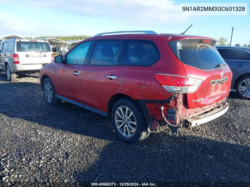 2016 Nissan Pathfinder Platinum/S/Sl/Sv VIN: 5N1AR2MM3GC601328 Lot: 40668373