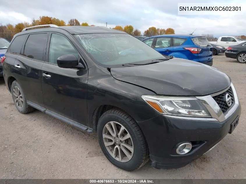 2016 Nissan Pathfinder Platinum/S/Sl/Sv VIN: 5N1AR2MMXGC602301 Lot: 40676653