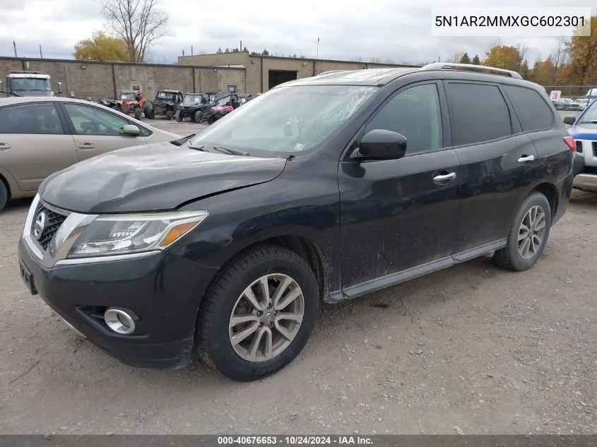 2016 Nissan Pathfinder Platinum/S/Sl/Sv VIN: 5N1AR2MMXGC602301 Lot: 40676653