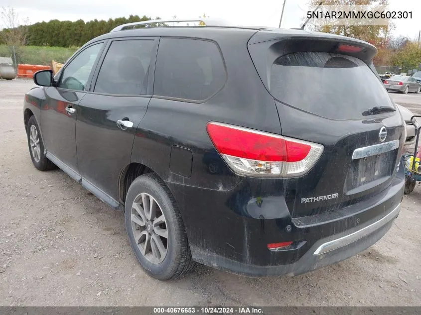 2016 Nissan Pathfinder Platinum/S/Sl/Sv VIN: 5N1AR2MMXGC602301 Lot: 40676653