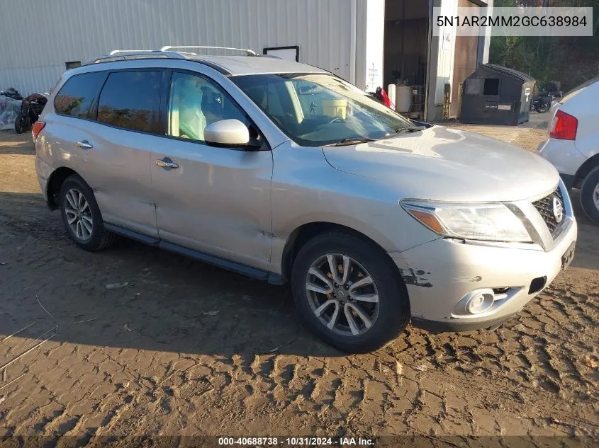 2016 Nissan Pathfinder Platinum/S/Sl/Sv VIN: 5N1AR2MM2GC638984 Lot: 40688738