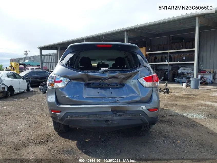 5N1AR2MN2GC606500 2016 Nissan Pathfinder S