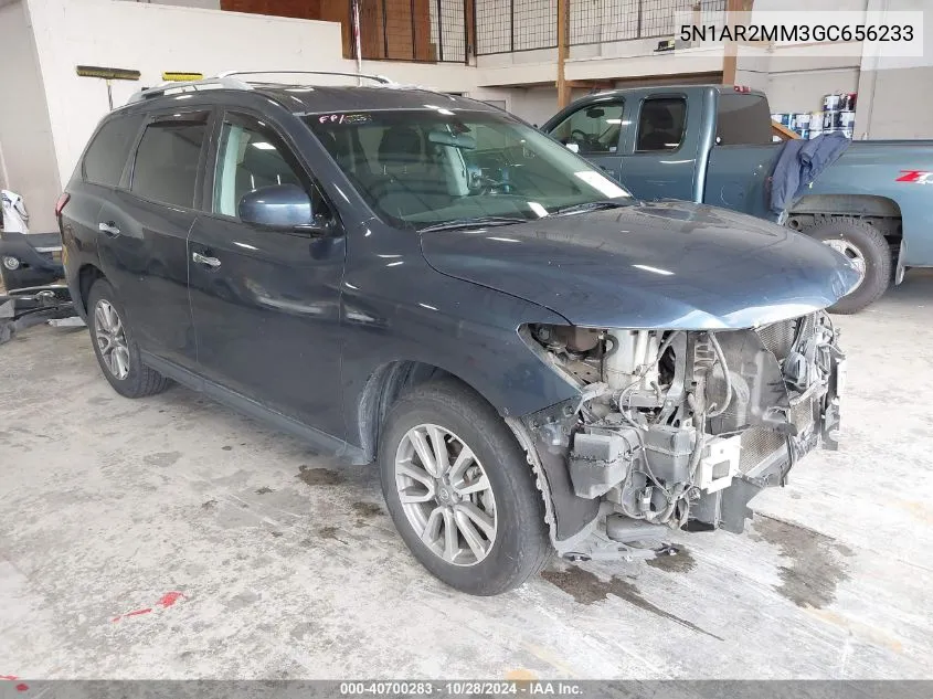 2016 Nissan Pathfinder Platinum/S/Sl/Sv VIN: 5N1AR2MM3GC656233 Lot: 40700283