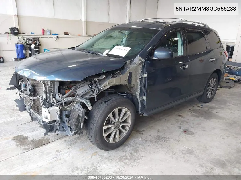 2016 Nissan Pathfinder Platinum/S/Sl/Sv VIN: 5N1AR2MM3GC656233 Lot: 40700283