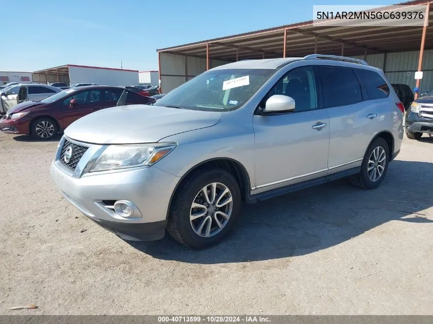 2016 Nissan Pathfinder Platinum/S/Sl/Sv VIN: 5N1AR2MN5GC639376 Lot: 40713599