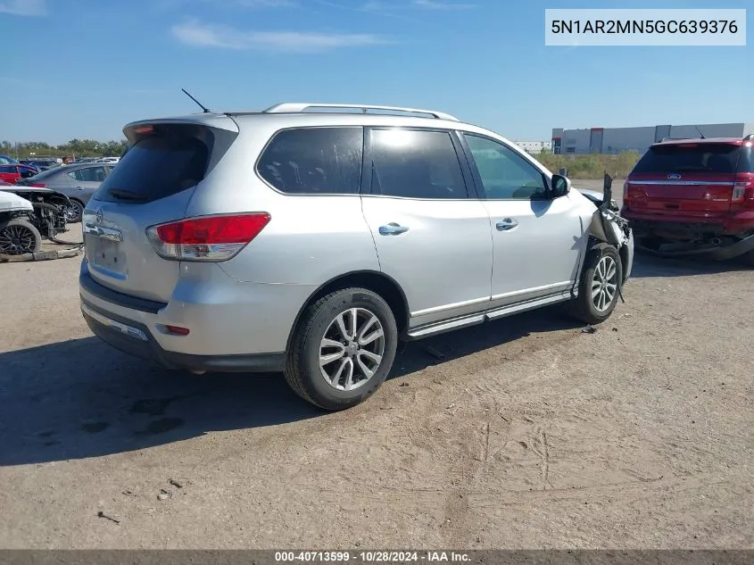 2016 Nissan Pathfinder Platinum/S/Sl/Sv VIN: 5N1AR2MN5GC639376 Lot: 40713599