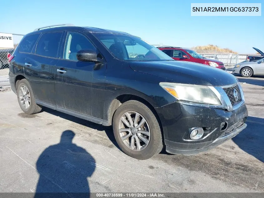 2016 Nissan Pathfinder Platinum/S/Sl/Sv VIN: 5N1AR2MM1GC637373 Lot: 40738599