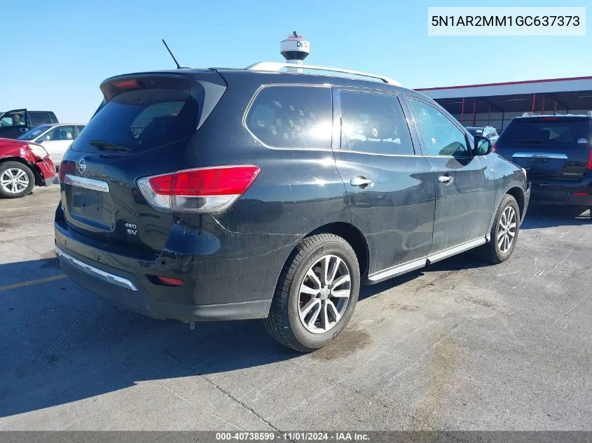 2016 Nissan Pathfinder Platinum/S/Sl/Sv VIN: 5N1AR2MM1GC637373 Lot: 40738599