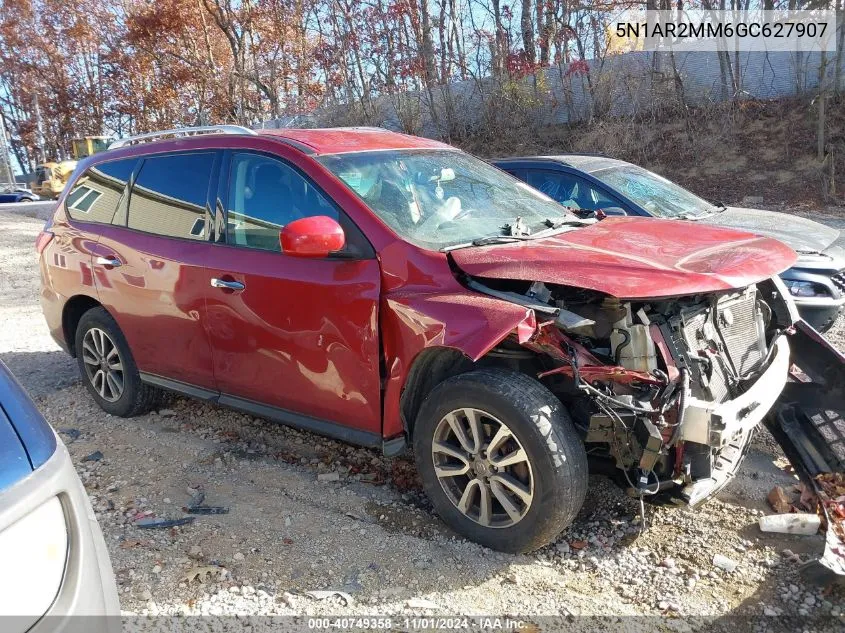 2016 Nissan Pathfinder Platinum/S/Sl/Sv VIN: 5N1AR2MM6GC627907 Lot: 40749358