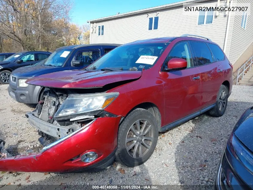 2016 Nissan Pathfinder Platinum/S/Sl/Sv VIN: 5N1AR2MM6GC627907 Lot: 40749358