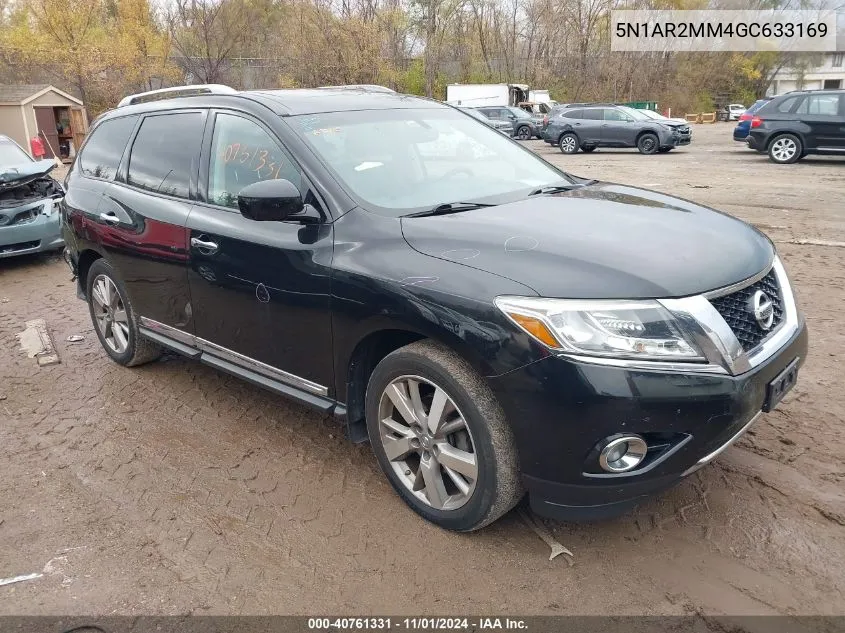 2016 Nissan Pathfinder Platinum VIN: 5N1AR2MM4GC633169 Lot: 40761331