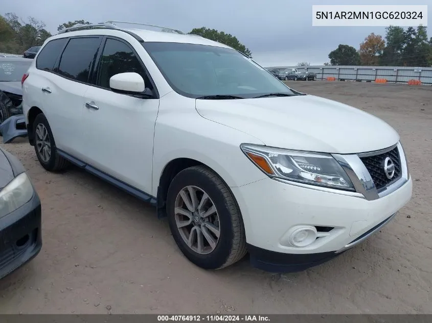 2016 Nissan Pathfinder S VIN: 5N1AR2MN1GC620324 Lot: 40764912