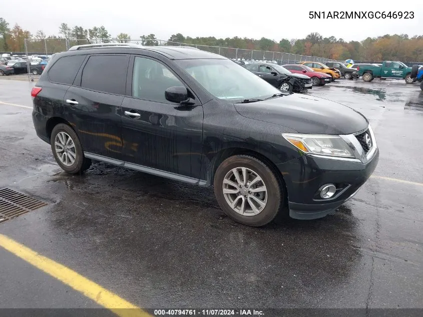 2016 Nissan Pathfinder Platinum/S/Sl/Sv VIN: 5N1AR2MNXGC646923 Lot: 40794761