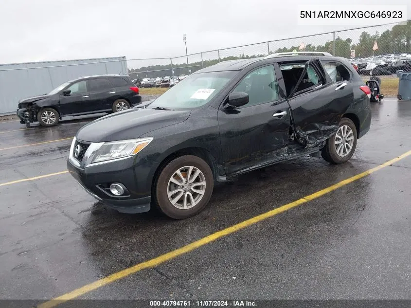 2016 Nissan Pathfinder Platinum/S/Sl/Sv VIN: 5N1AR2MNXGC646923 Lot: 40794761