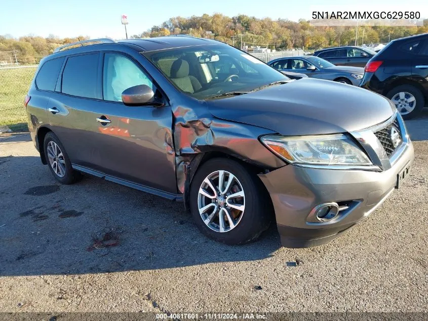 2016 Nissan Pathfinder Sv VIN: 5N1AR2MMXGC629580 Lot: 40817601