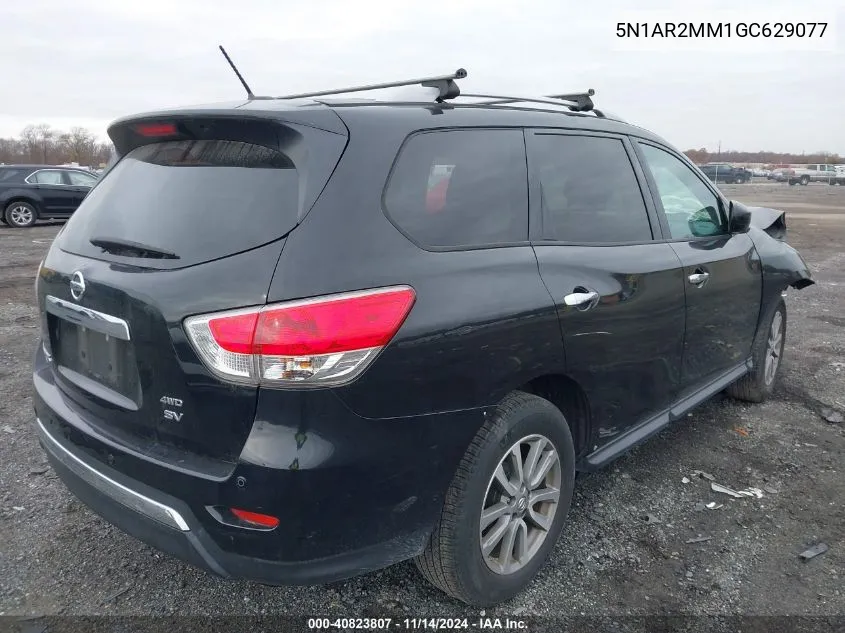 2016 Nissan Pathfinder Platinum/S/Sl/Sv VIN: 5N1AR2MM1GC629077 Lot: 40823807