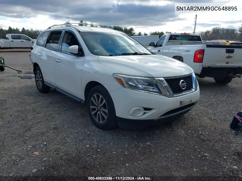 2016 Nissan Pathfinder Platinum/S/Sl/Sv VIN: 5N1AR2MM9GC648895 Lot: 40833396