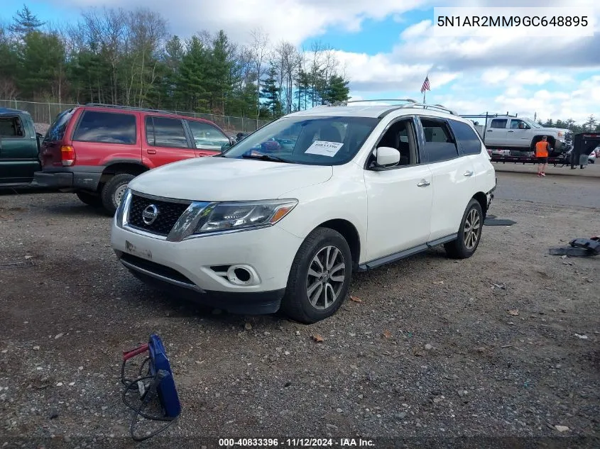 2016 Nissan Pathfinder Platinum/S/Sl/Sv VIN: 5N1AR2MM9GC648895 Lot: 40833396