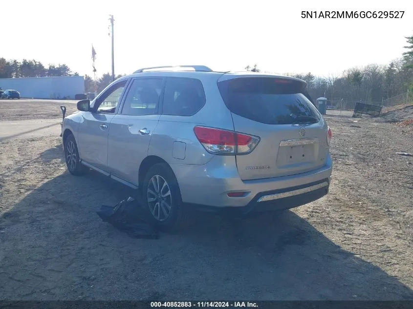 2016 Nissan Pathfinder Platinum/S/Sl/Sv VIN: 5N1AR2MM6GC629527 Lot: 40852883