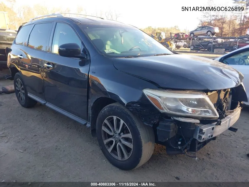 2016 Nissan Pathfinder S VIN: 5N1AR2MM6GC626899 Lot: 40883306