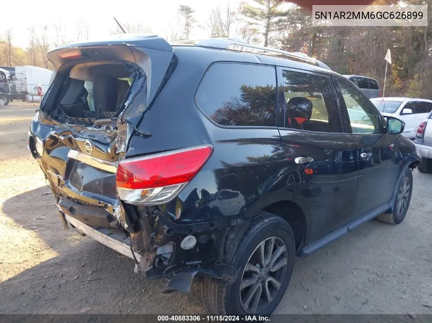 2016 Nissan Pathfinder S VIN: 5N1AR2MM6GC626899 Lot: 40883306