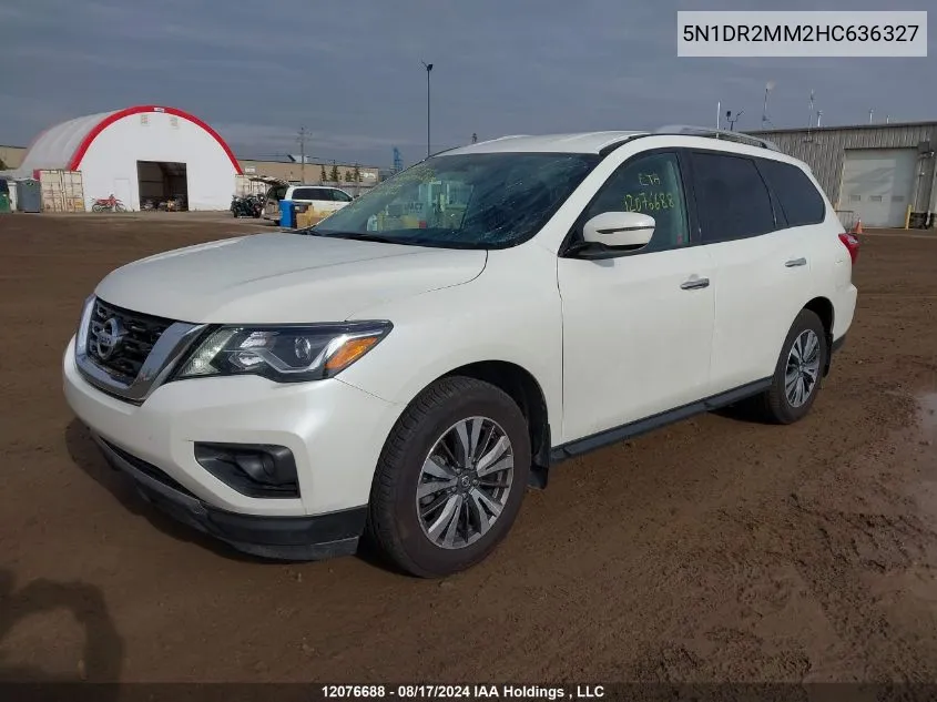 2017 Nissan Pathfinder VIN: 5N1DR2MM2HC636327 Lot: 12076688