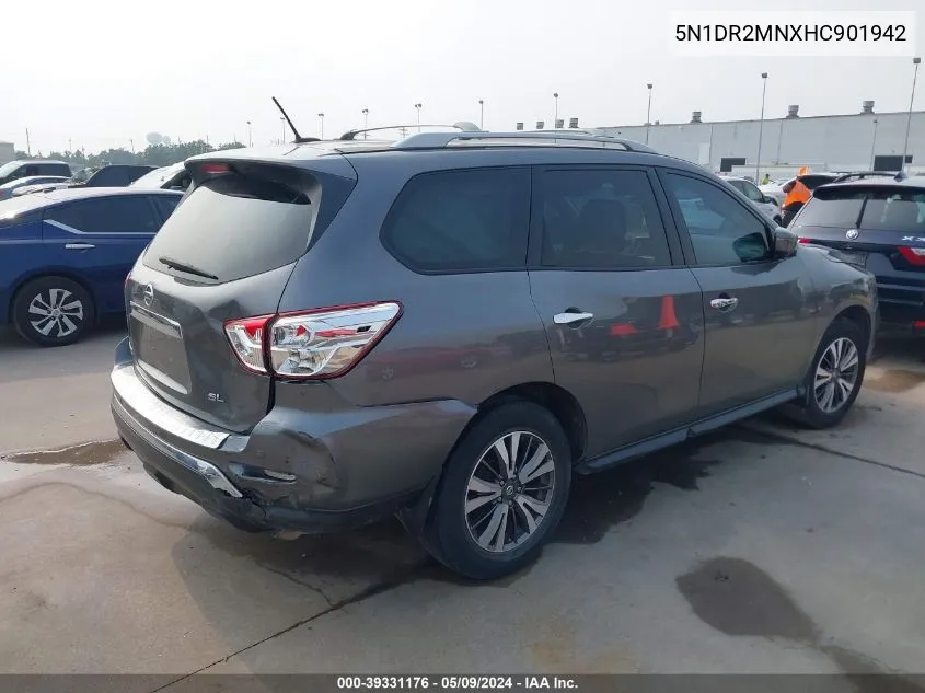 5N1DR2MNXHC901942 2017 Nissan Pathfinder Sl