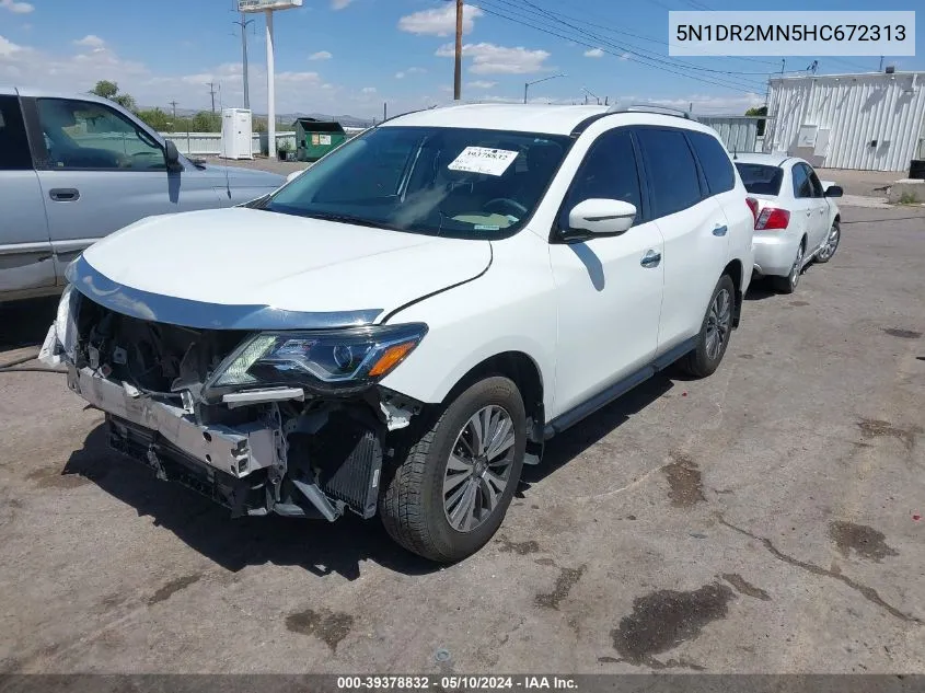 5N1DR2MN5HC672313 2017 Nissan Pathfinder S