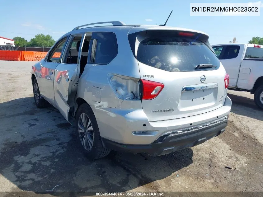 2017 Nissan Pathfinder Platinum/S/Sl/Sv VIN: 5N1DR2MM6HC623502 Lot: 39444074