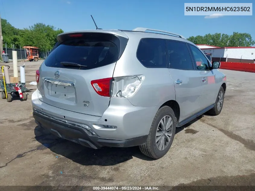 2017 Nissan Pathfinder Platinum/S/Sl/Sv VIN: 5N1DR2MM6HC623502 Lot: 39444074