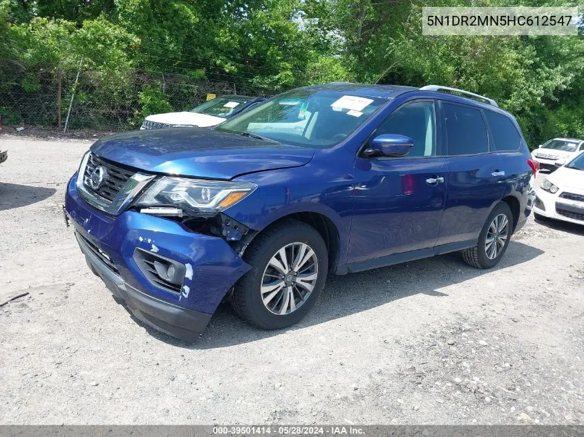 2017 Nissan Pathfinder Platinum/S/Sl/Sv VIN: 5N1DR2MN5HC612547 Lot: 39501414