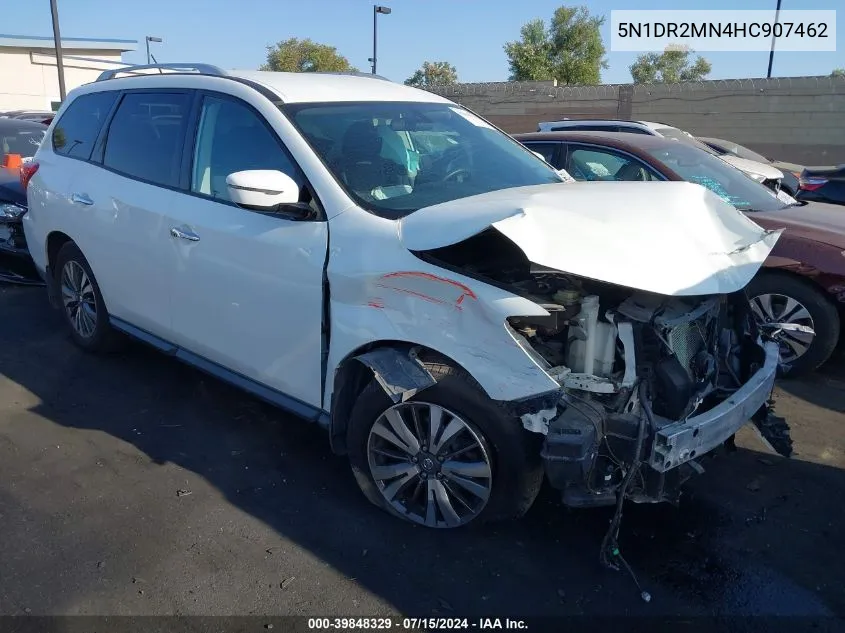 2017 Nissan Pathfinder S VIN: 5N1DR2MN4HC907462 Lot: 39848329