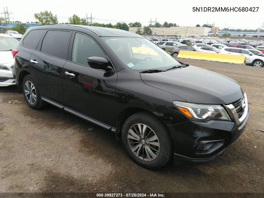 2017 Nissan Pathfinder S VIN: 5N1DR2MM6HC680427 Lot: 39927273