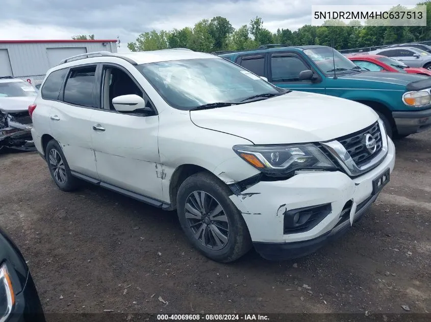 5N1DR2MM4HC637513 2017 Nissan Pathfinder Sv