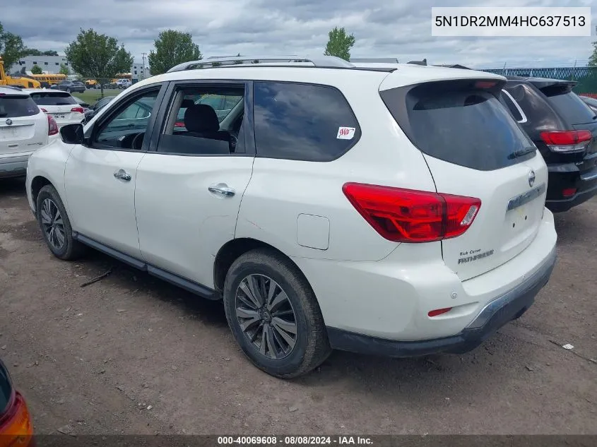 5N1DR2MM4HC637513 2017 Nissan Pathfinder Sv