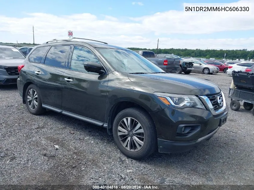 2017 Nissan Pathfinder S/Sv/Sl/Platinum VIN: 5N1DR2MM6HC606330 Lot: 40104518